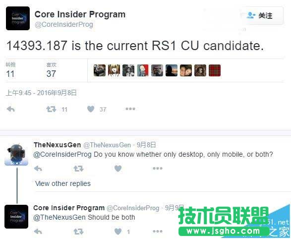 Win10һ������°��۷e����14393.187 ��?q��)��?��14�հl(f��)��