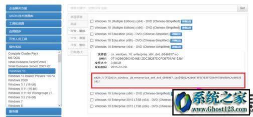 微軟win10原版系統(tǒng)|教你怎么從MSDN下載win10鏡像到電腦中
