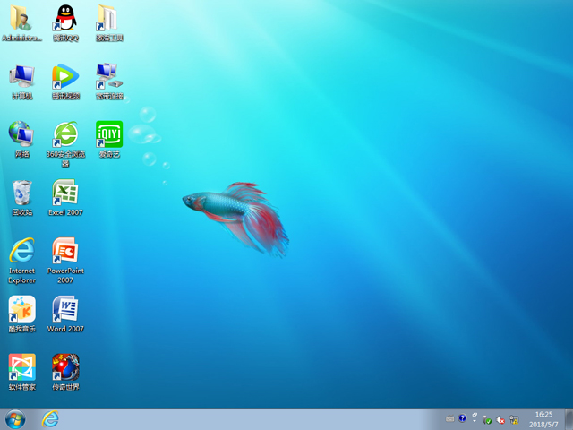 ���ѻ��@ GHOST WIN7 SP1 X64 ��ʽ��(y��u)���� V2018.05 (64λ)