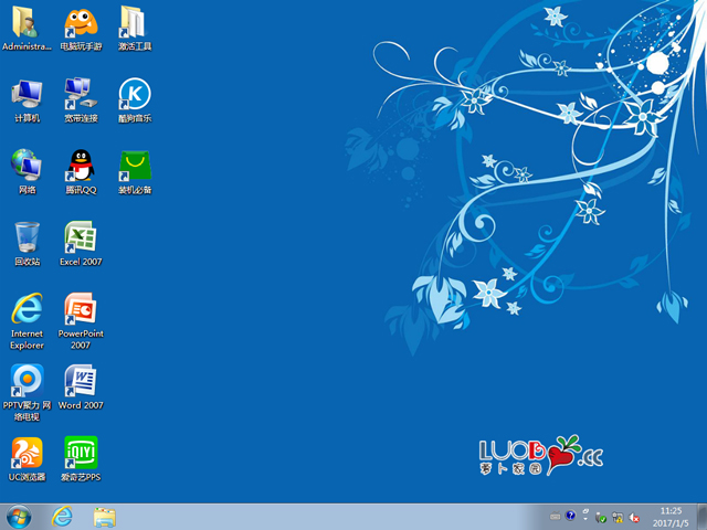 �}���҈@ GHOST WIN7 SP1 X64 ��ʽ��(y��u)���� V2017.01(64λ)