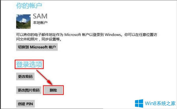 Win8刪除圖片密碼的方法