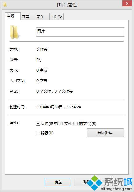 屬性為“只讀” 屬性為“只讀”